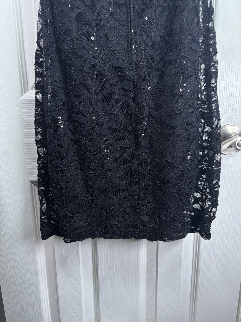 Fredericks of Hollywood Black Lace Halter Neck Dress XL - Picture 10 of 15